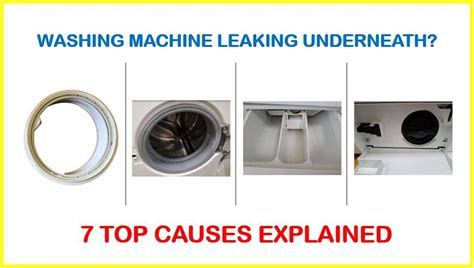 washing machine leaking from drum|Reasons Why Your Washing Machine Is Leaking